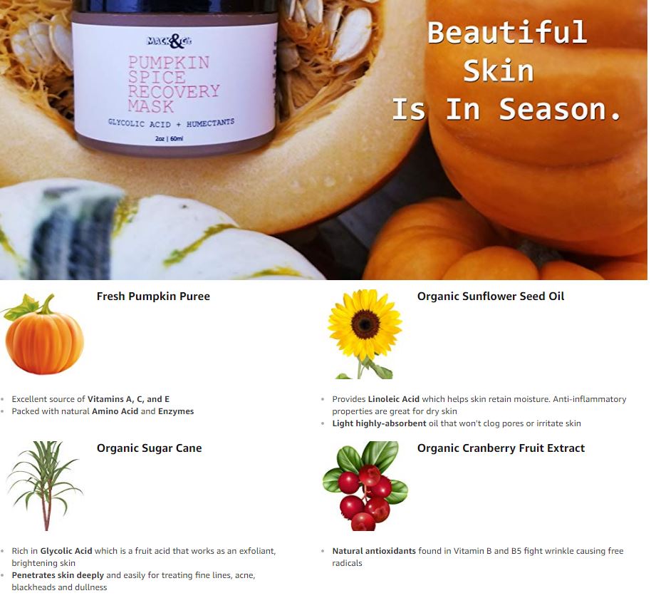 Pumpkin Enzyme Puree Exfoliating Recovery Face Mask